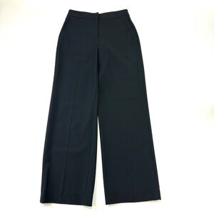 RW&Co black wide leg trousers Size 4 womens high waisted basic black Office